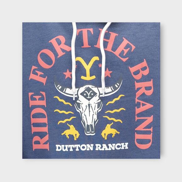 NEW TAG Women YELLOWSTONE Ride For The Brand Dutton Ranch Pullover Sweater Small - Picture 3 of 6